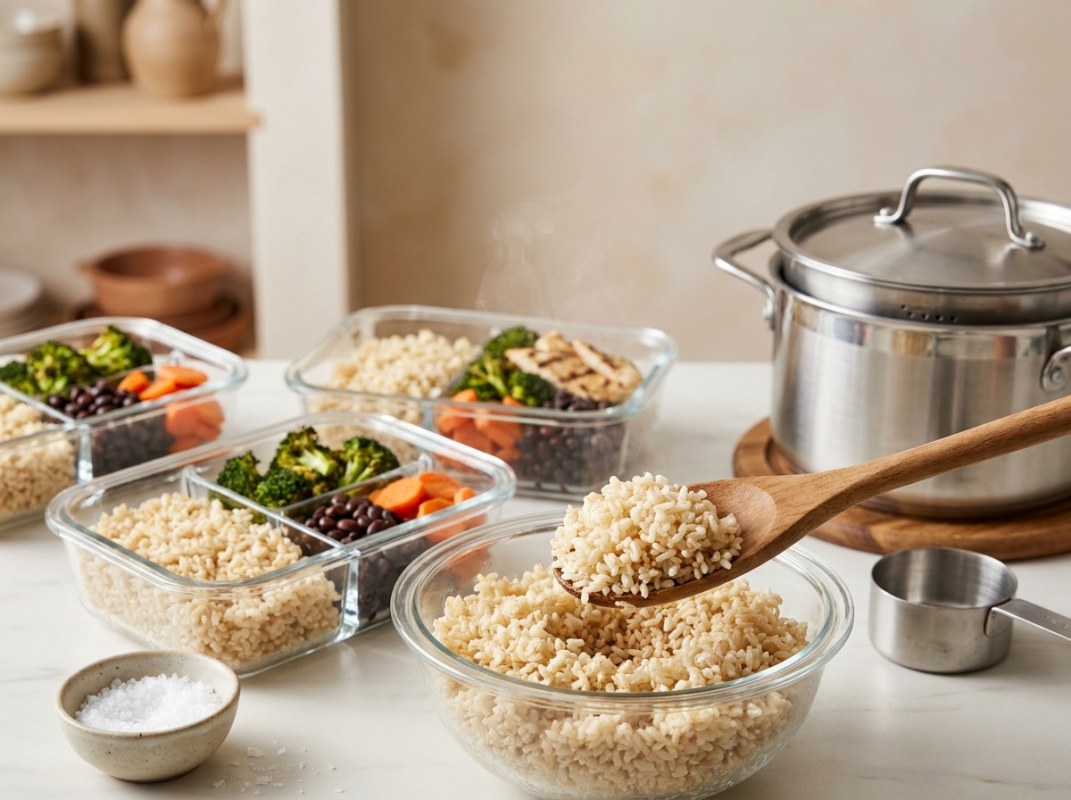 Simple Brown Rice Meal Prep — Perfect Every Time