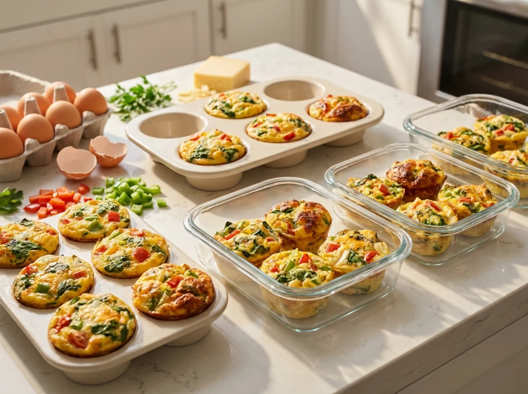 Egg Muffin Cups Breakfast Meal Prep