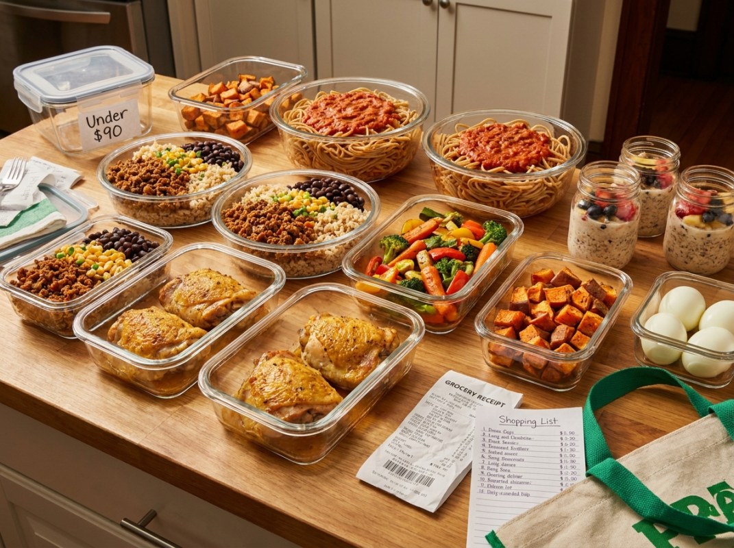 Family Meal Prep Plan: Feed 4 for Under $90