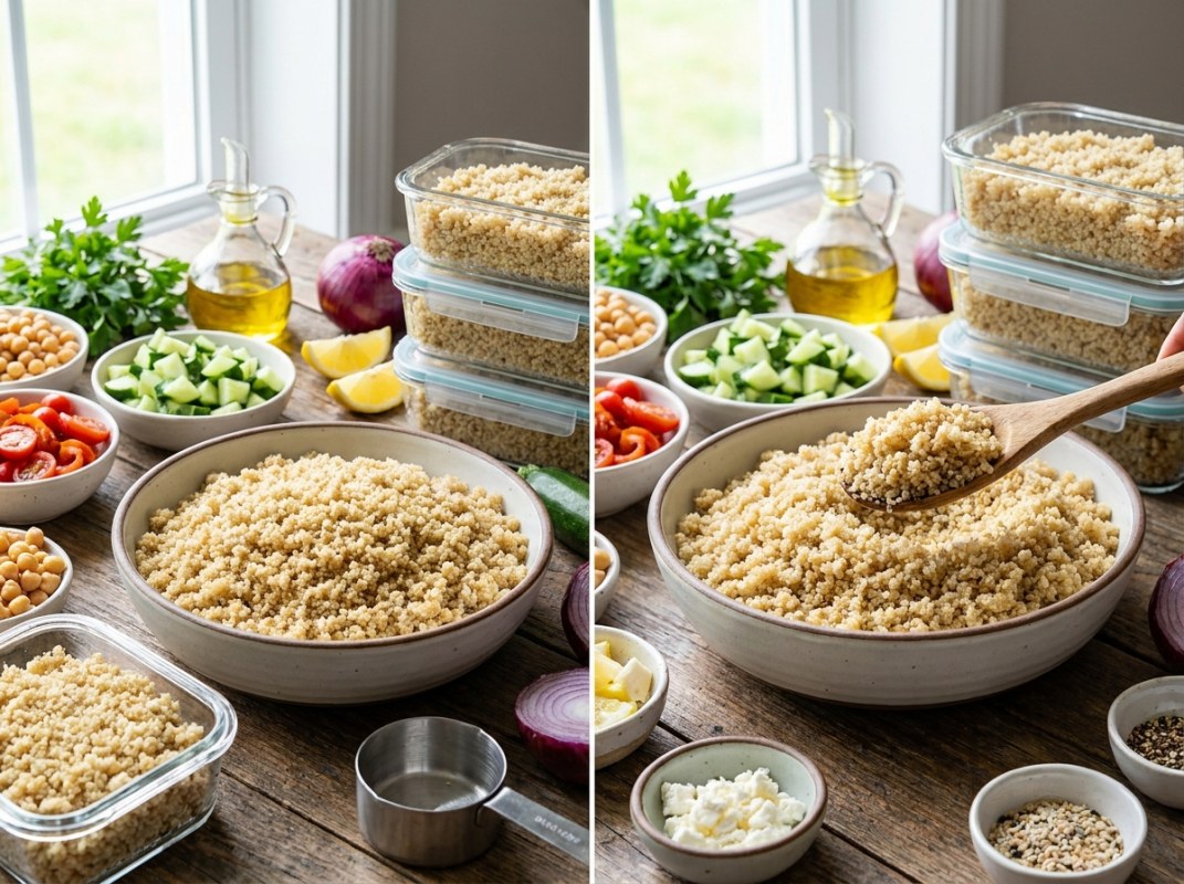 Simple Quinoa Meal Prep — High Protein Grain Base